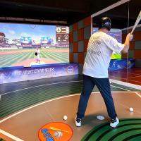 Indoor Virtual Reality Sports Ar Projection Smart Baseball Simulator Baseball Simulation