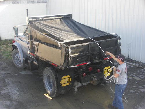 Наружные тяжелые пластмассовые ПВХ сетки из ткани Сбросные грузовики Сбросные трейлеры Система брезента Покрытие грузовика