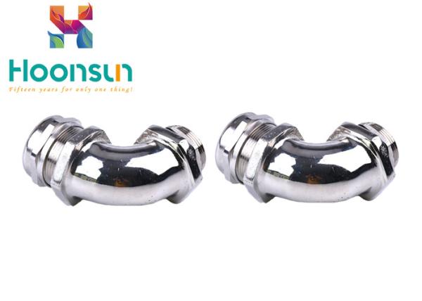Driflex 90 Degree Nickel Plated Brass Metal Hose Fittings Flexible Hose Connector