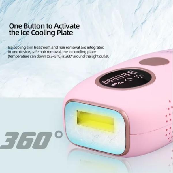 Машины удаления Epilator волос лазера IPL ЛЬДА прибор перевозчика волос КРУТОЙ постоянный безболезненный для лицевого тела дома