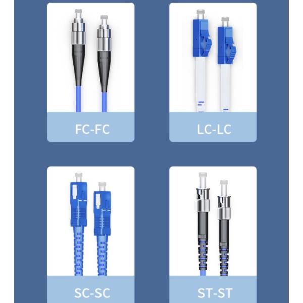 New Types Armored Multimode Prefabricated Fiber Optic Patch Cord Connector
