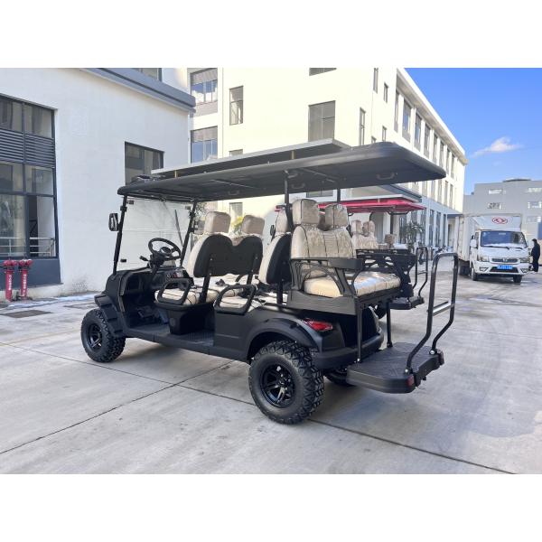 Ev 4 Seat Classic Vintage Golf Carts With Mirrors And Bed 12 Seater Enclosed 72V Model