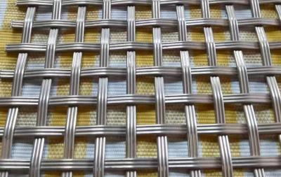 Metal de alumínio separação tecida da cortina de Mesh Architectural Wire Mesh For