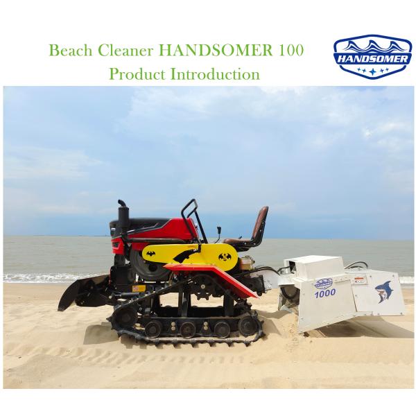 100mm Cleaning Department Ride-On Beach Sweeper for Seaside Operations and Industrial