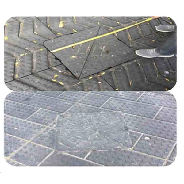 Red Epdm Rubber Matting For Underpass 25mm Horse Stable Floor Mats