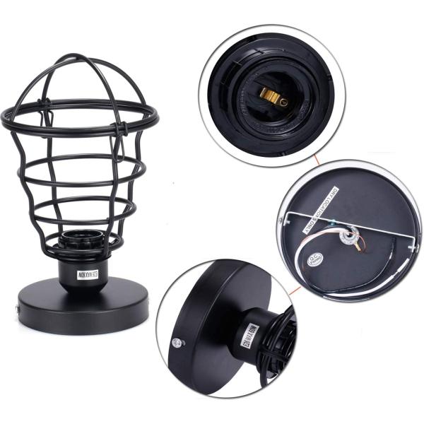 Vintage Chandelier E27 Base Rustic Antique Industrial  Metal Caged Chandelier hallway light(WH-VP-83)