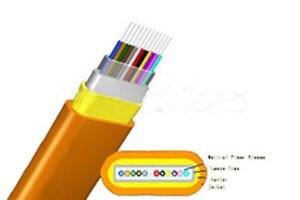 High Density Compact SM 24 Strand LSZH Indoor Ribbon Fiber Optic Cable