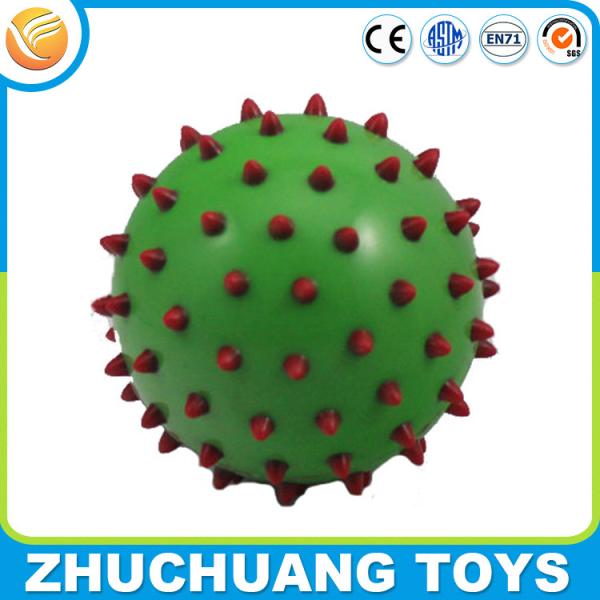 wholesale colorful spiky plastic rubber massage ball