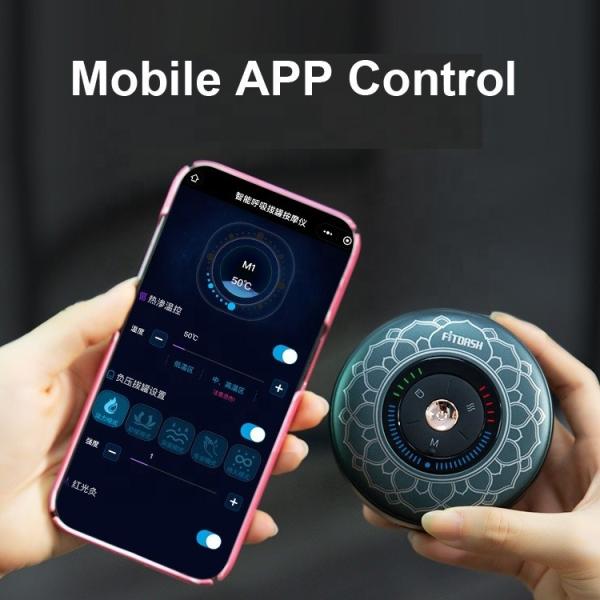 Fitdash Vacuum Massage Cups Vibration Intensity and Temperature for Effective Massage