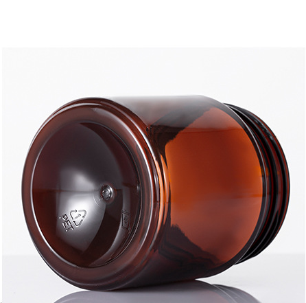4 Oz Amber PET Plastic Jars BPA Free With Pressure Sensitive Gasket