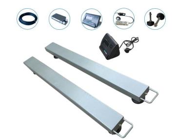 2000kg Electronic Pallet Beam Scales Carbon Steel