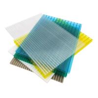 5 mm de policarbonato translúcido anti-UV hojas huecas resistentes al agua duraderas