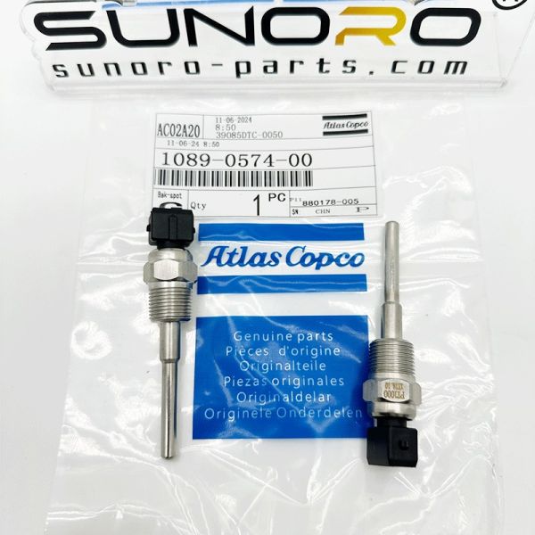 Original 1089057400 1089-0574-00 Temperature Sensor for Atlas Copco Air Compressor Part for Excavator