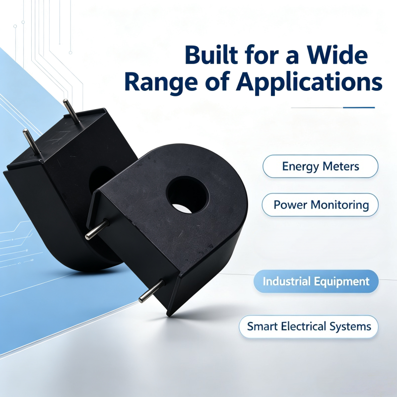 PCB Mount Miniature Current Transformer AC Current Sensor for Power Monitoring