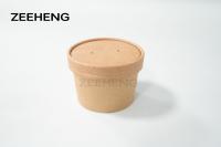 Les cuvettes de papier résistantes de catégorie comestible ont isolé le conteneur de nourriture 8oz