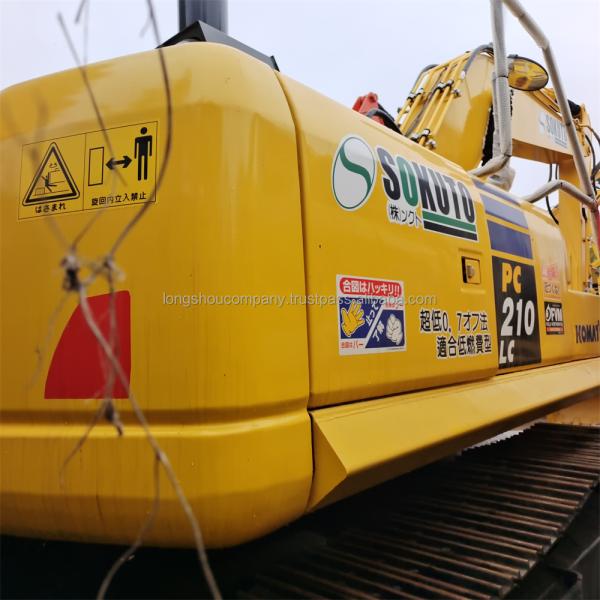 Used Komatsu Excavator PC210 Hydraulic Crawler Excavator Operating Weight 21tons