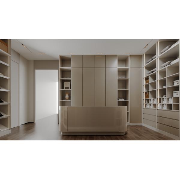 Деревянная лака 8х8 ходьба в шкафу организатор мебель в форме U