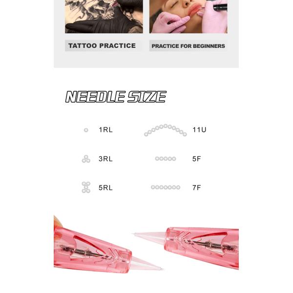 Безопасным иглы 100% патрона чернил иглы 1RL устранимым EO машины татуировки простерилизованные газом