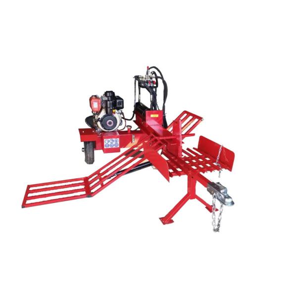 50t Wood Log Splitter Kinetic Hydraulic Fast Firewood Processor Gasoline Wood Splitter Machine