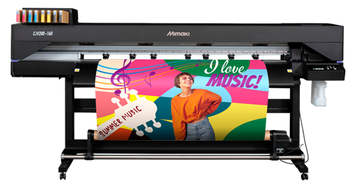 MIMAKI CJV200-160 With one Epson 3200 heads print and cut eco solvent printer