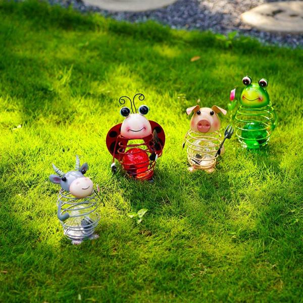 Орнамент сада металла животный солнечный освещая подгонянный Multi размер
