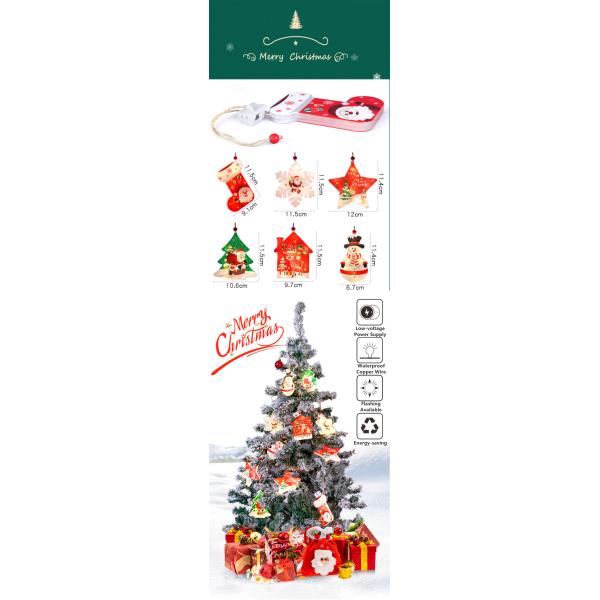 Окно смертной казни через повешение рождества новизны E27 4.5V 3D освещает деревянные поставки ремесел