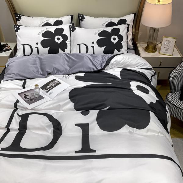 Sostenible de lujo de la casa textil diseñador ropa de cama conjunto con cama de flores cubierta de edredón