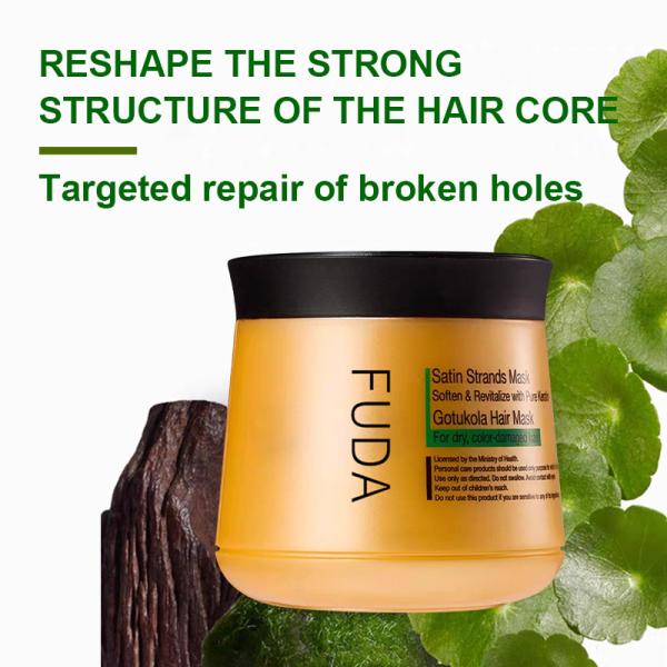 Orange Light Hair Smoothening Mask Keratin Masque For Emergency Hair Smoothening Deep Repair