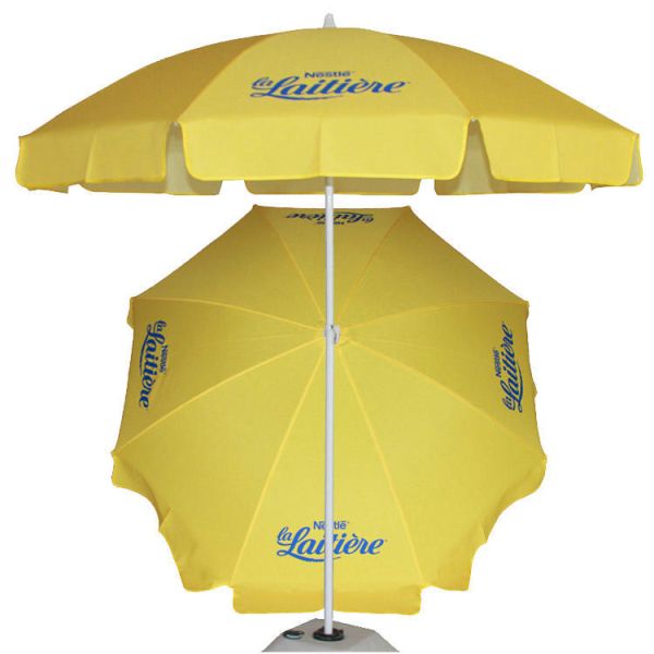 Promotional UV Protection Waterproof Beach Umbrella 7 Feet With Steel Frame