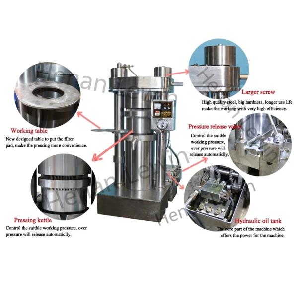 Масло горячей прессы сезама гидравлическое делая машину смазать давление экстрактора 60Мпа высокое