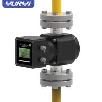 Débitmètre de gaz méthane intelligent numérique Yunyi, débitmètre de gaz de combustion en ligne LPG Roots, débitmètre Roots personnalisable OEM