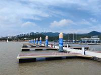 Marina Grade 6061 vagabundos de alumínio do pontão de flutuação T6 LLDPE que flutuam docas do barco