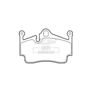 98735293901 Замена задней автомобильной тормозной колодки Porsche (987) Керамическая тормозная колодка D1134