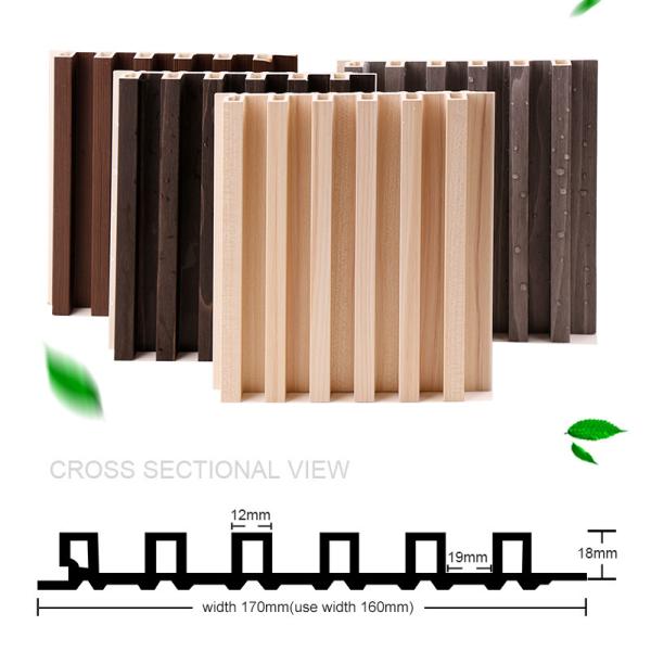 Калиброванные доски PVC деревянные пластиковые составные украшая 8mm