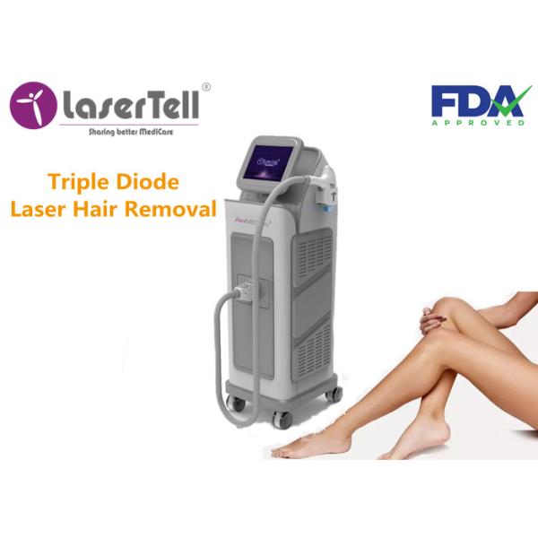 1000w 808/755/1064nm Aesthetic Diode Laser Equipment FDA Certified