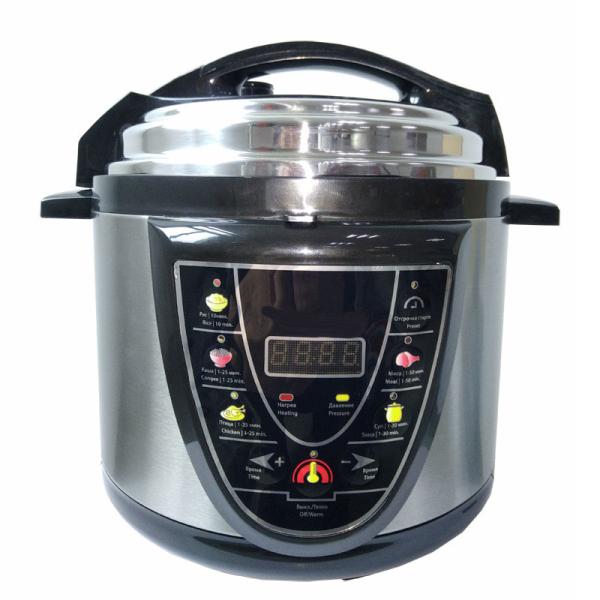 Round Shape Electric Pressure Cooker Energy Saving Fully Sealed Structure