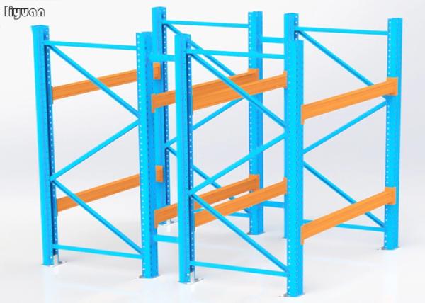 Optional Color Industrial Warehouse Shelving , Commercial Warehouse Shelving
