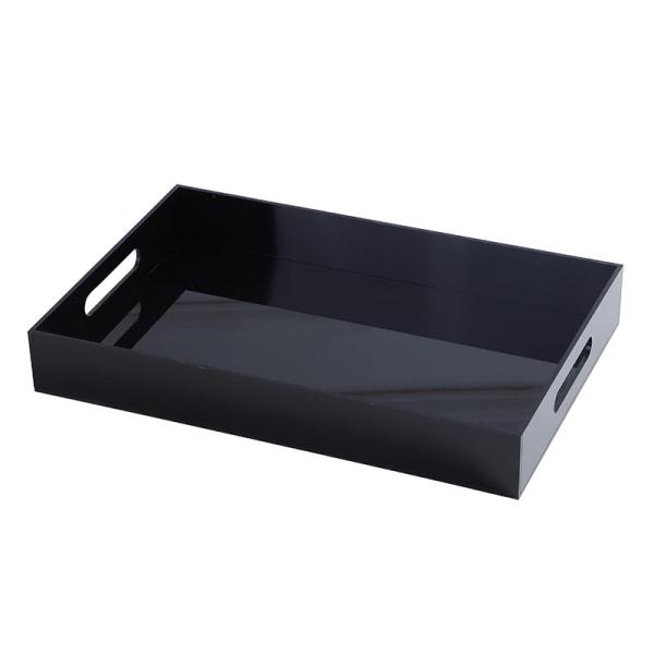 Lemon Color Acrylic Serving Tray For Coffee Fruits Hotel Restaurant Home Using