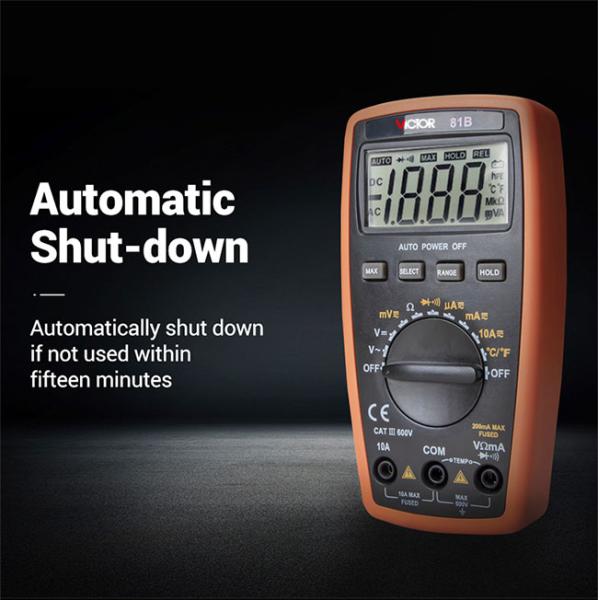 Small Type VICTOR Digital Multimeter Resistance Capacitance Frequency Temperature