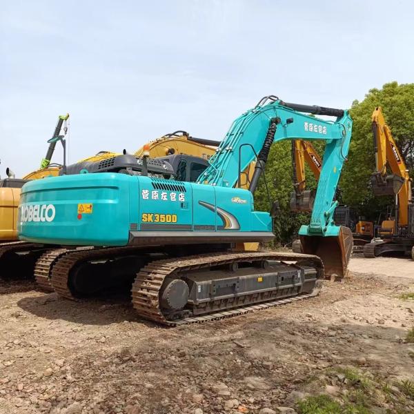 Kobelco SK350D Equipo de excavadoras de segunda mano Máquinas de construcción de 35 toneladas