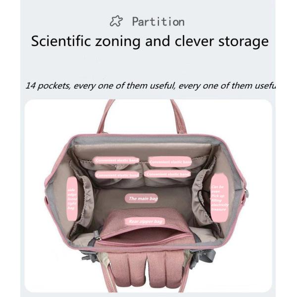 Удобная сумка мамы перемещения сумки пеленки мамы полиэстера 600d со шпаргалкой