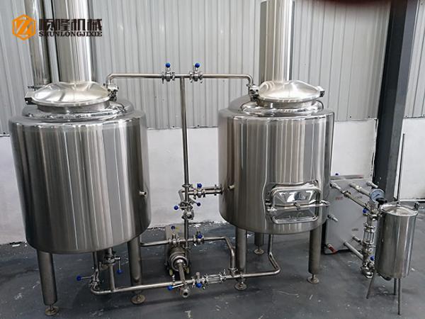 Adjustable Power Commercial Beer Brewing Systems 200l Stainless Steel Material