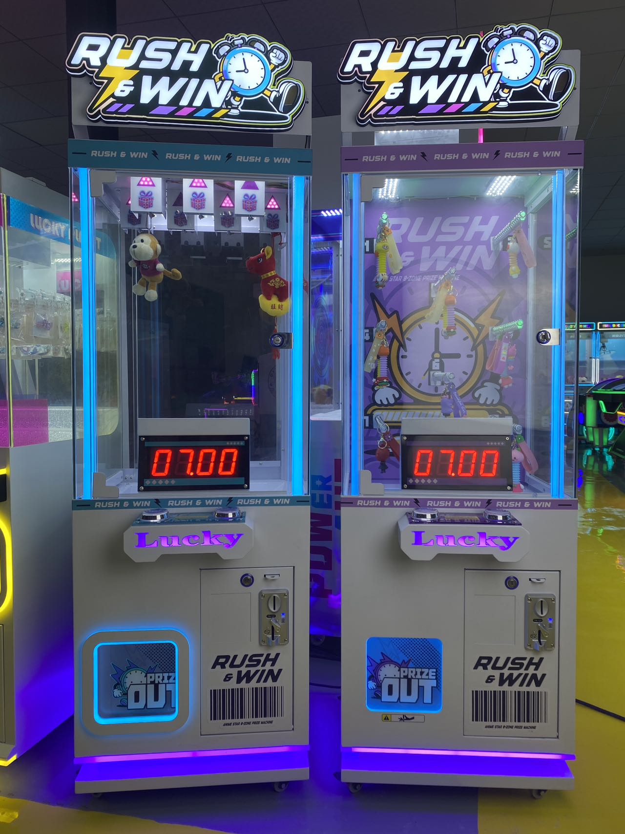 Magic Coin Claw Machine New 7‑Second Challenge, Two Models Same Price For Shopping Mall Arcade Entertainment