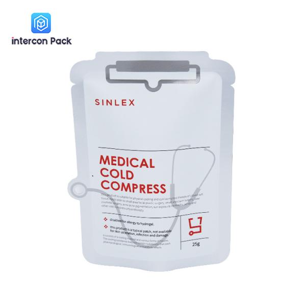 Anti Transparent Aluminum Foil Lined Bags Stand Up Special Shaped