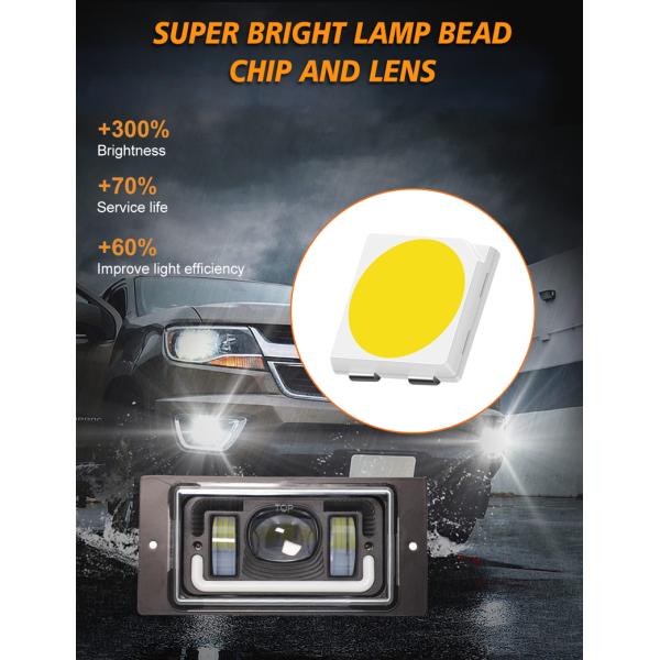 High Power White 24V aluminum Motorcycle Car LED Fog Work Light Headlight
