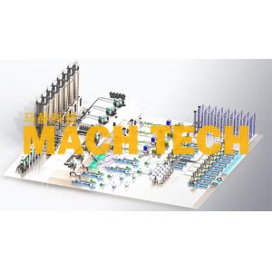 Système d'alimentation centralisé automatique pour matières premières en poudre, granulés et liquides