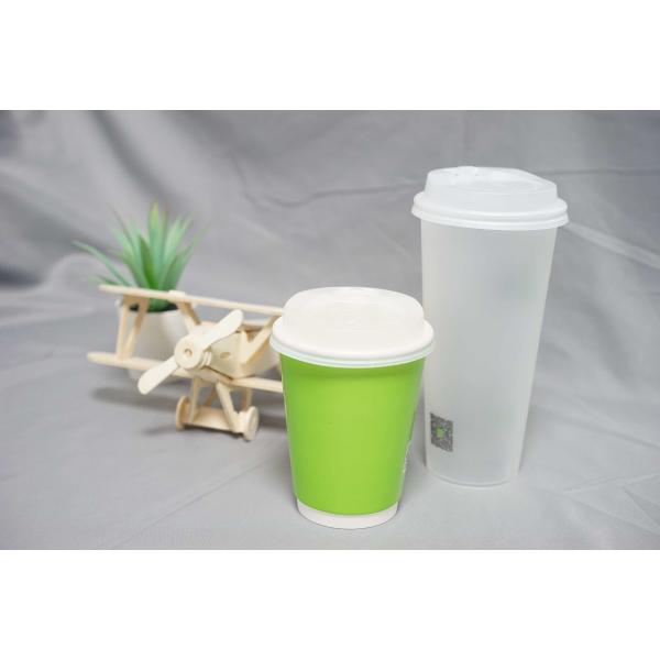 73mm Hot Cup Black Disposable PLA Lids Restaurants
