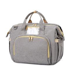 OEM Flap Nappy Large Capacity Backpack Diaper Bag 40*19*32CM