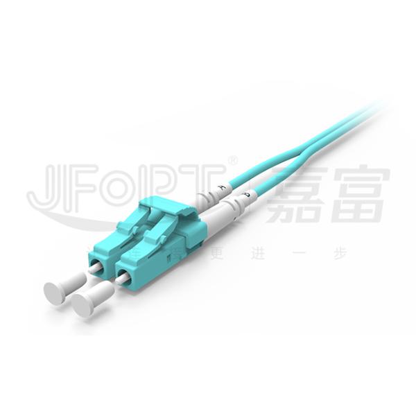 Гибкого провода мультимодный 50/125 3.0mm LSZH оптического волокна LC-LC Aqua двухшпиндельного