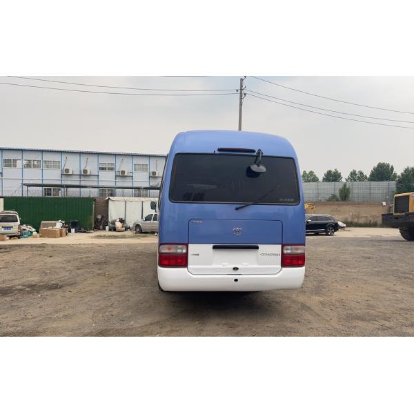 30 Seater Toyota Coaster Bus with Manual Transmission and Euro 3 Emission Standard